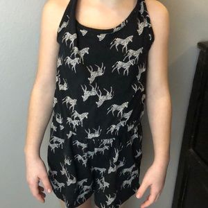 Zebra Romper